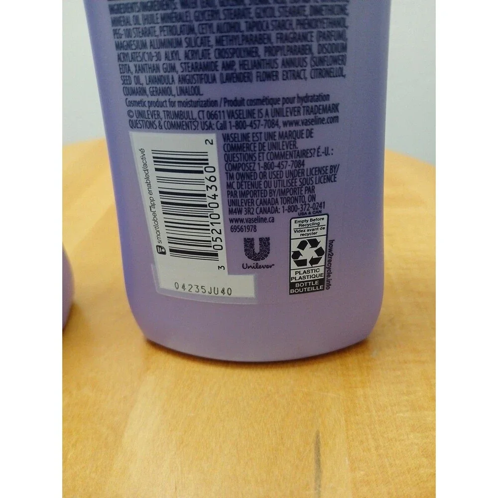 (2) Vaseline Intensive Care Calm Healing Lotion Lavender Extract 10oz Each